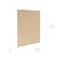 Head West Grey Wood Framed Beveled Accent Vanity Mirror